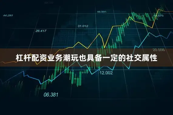 杠杆配资业务潮玩也具备一定的社交属性