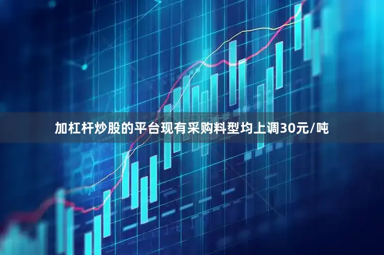 加杠杆炒股的平台现有采购料型均上调30元/吨